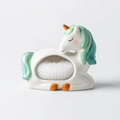 Boston Warehouse Scrubby 'Unicorn' Ceramic Scrubby Holder