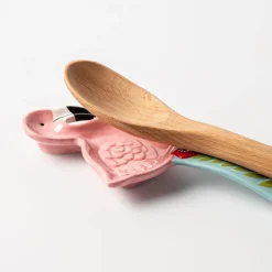 Boston Warehouse Shaped 'Flamingo' Ceramic Spoon Rest
