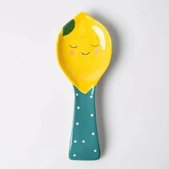 Boston Warehouse Shaped 'Lemon' Ceramic Spoon Rest
