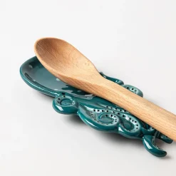 Boston Warehouse Shaped 'Octopus' Ceramic Spoon Rest