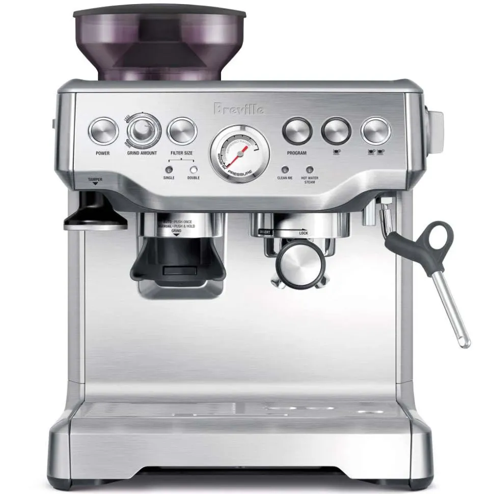 Breville Barista Express Automatic Espresso Machine (Brushed St/Steel)
