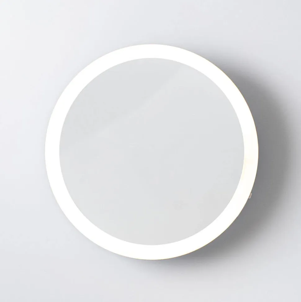 Brookstone LED Mirror with Wireless Speaker (White)