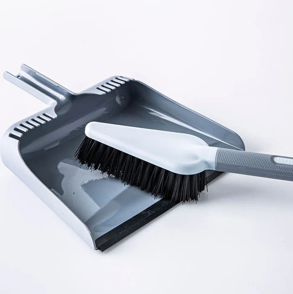 Casabella Eco-Friendly Angled Brush & Dustpan - Set of 2