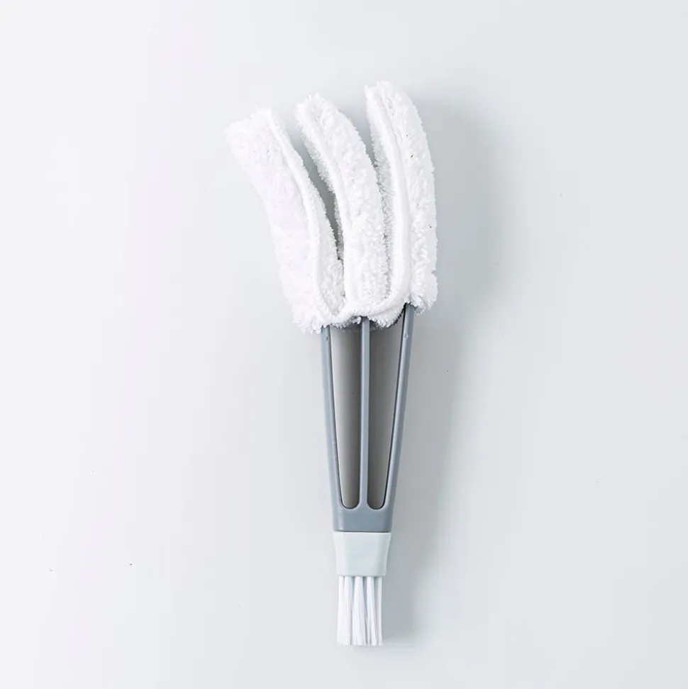 Casabella Eco-Friendly Microfiber Blinds Duster (White/Grey)
