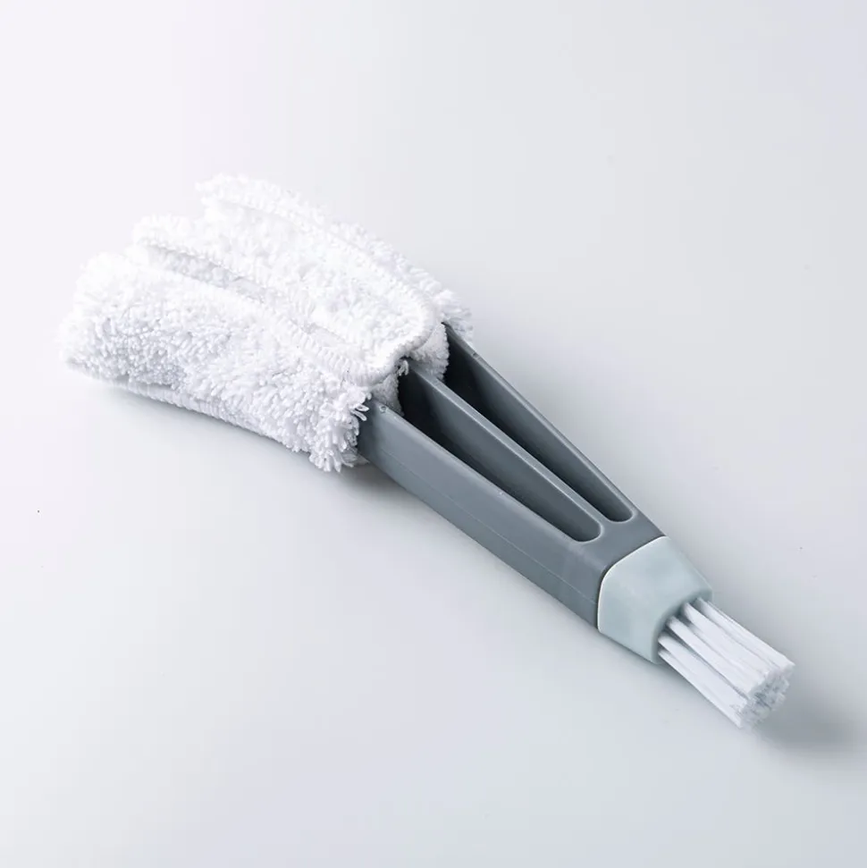 Casabella Eco-Friendly Microfiber Blinds Duster (White/Grey)