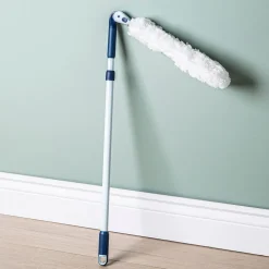 Casabella Eco-Friendly Multi-Angle Microfiber Duster (White/Grey)