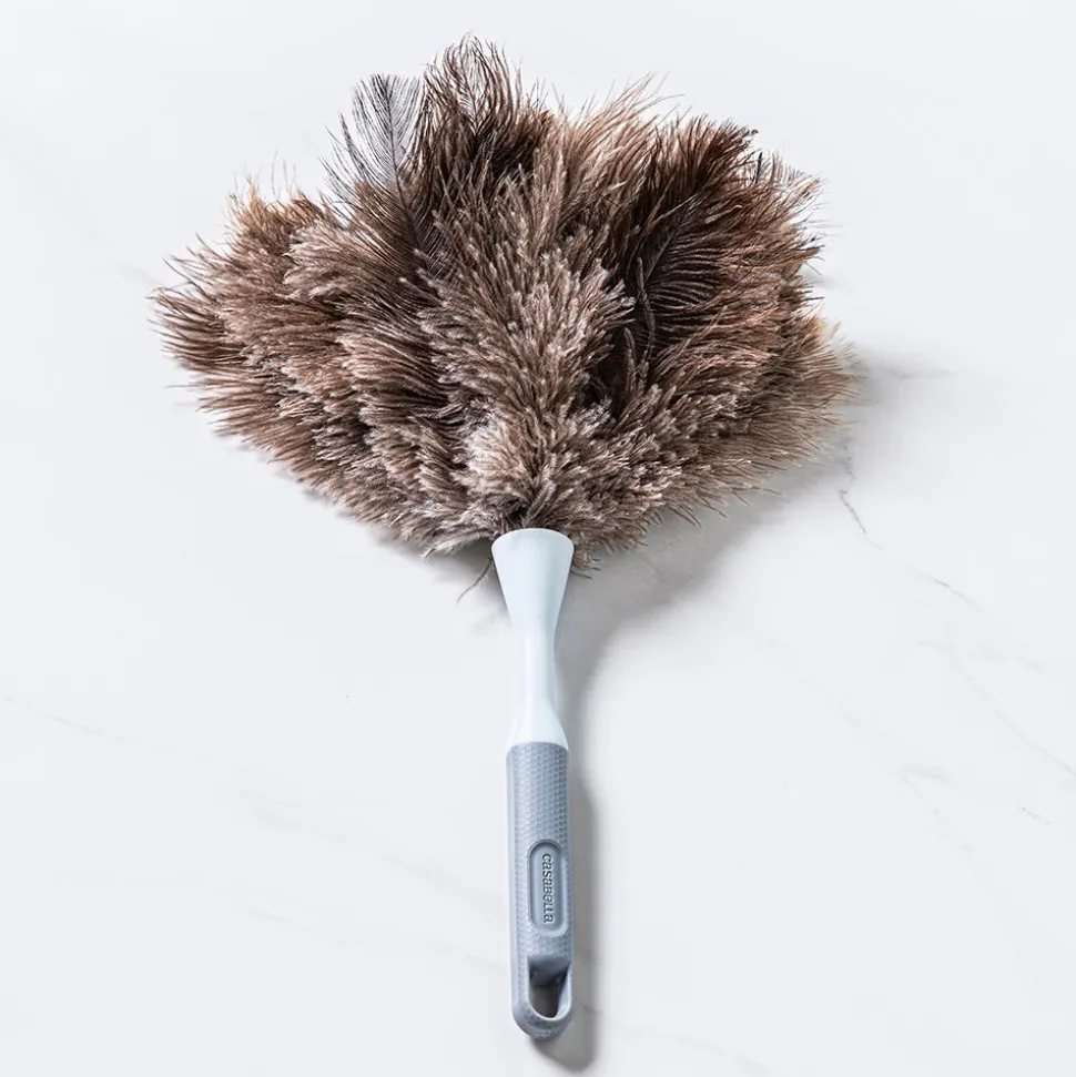 Casabella Eco-Friendly Ostrich Feather Duster (Grey)