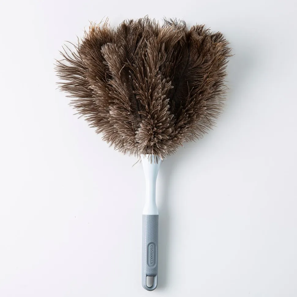 Casabella Eco-Friendly Ostrich Feather Duster (Grey)