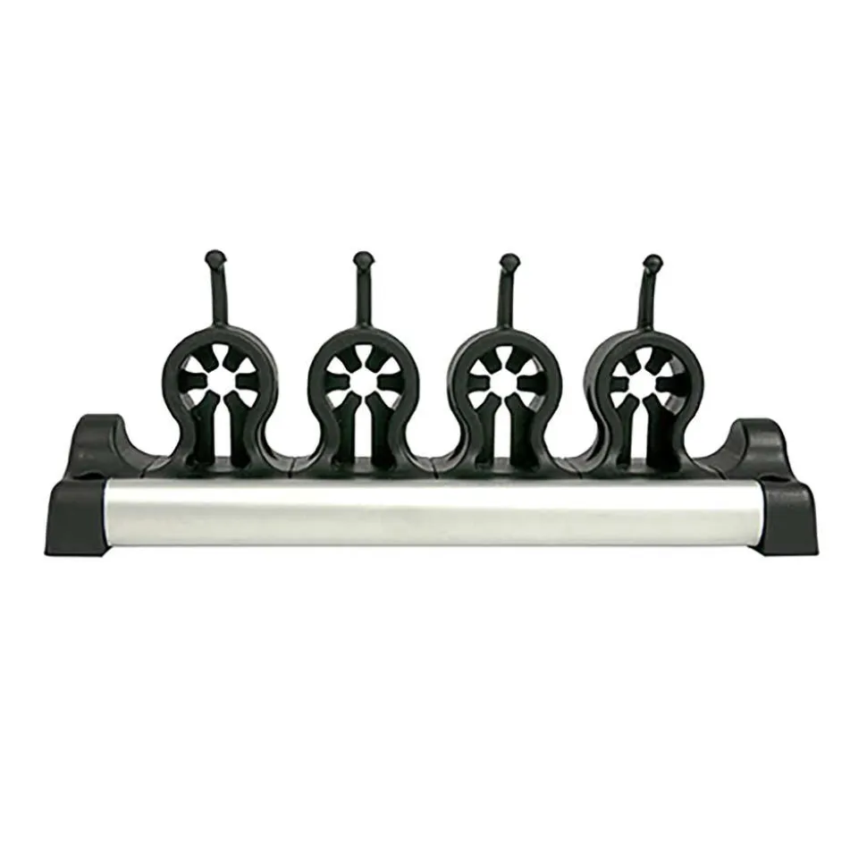 Casabella Grook '4-Hook' Utility Tool Holder (Black)