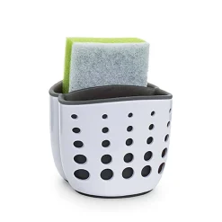Casabella Sink Sider Double Sponge Holder (White/Grey)