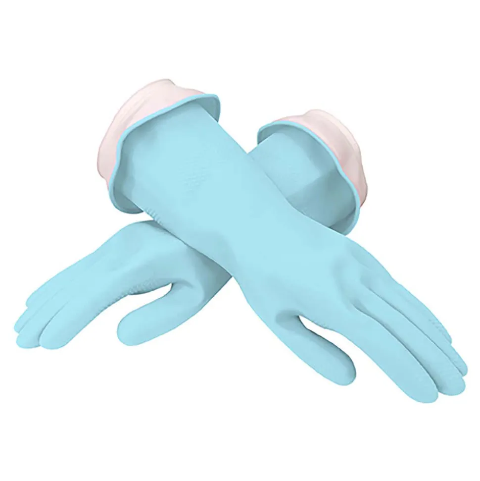 Casabella Waterblock Premium Latex Gloves - Small (Blue)
