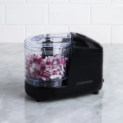 Chefman Easy Chop Mini Food Chopper (Black/Clear)