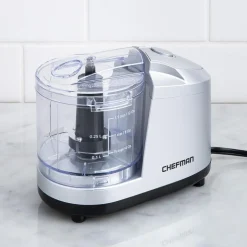 Chefman Easy Chop Mini Food Chopper (Silver)