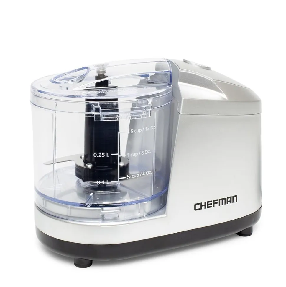 Chefman Easy Chop Mini Food Chopper (Silver)