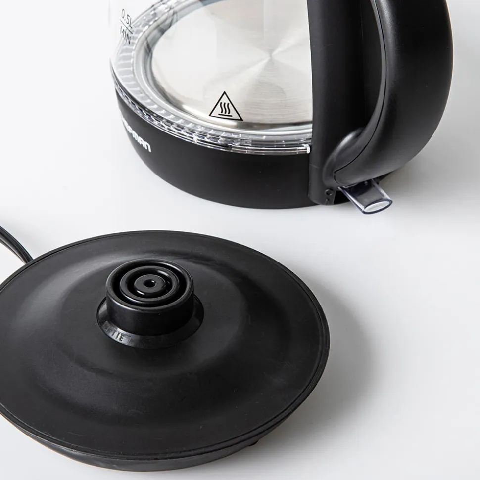 Chefman Fast-Boil Cordless Glass Kettle 1L