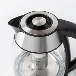 Chefman Keep Warm Glass Kettle with Infuser