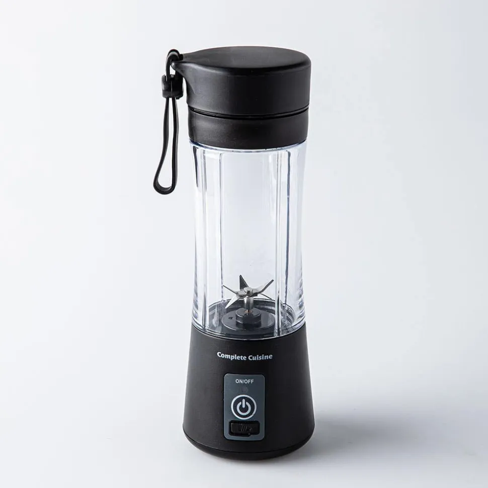 Complete Cuisine Portable Rechargeable Mini Blender (Black)