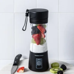 Complete Cuisine Portable Rechargeable Mini Blender (Black)