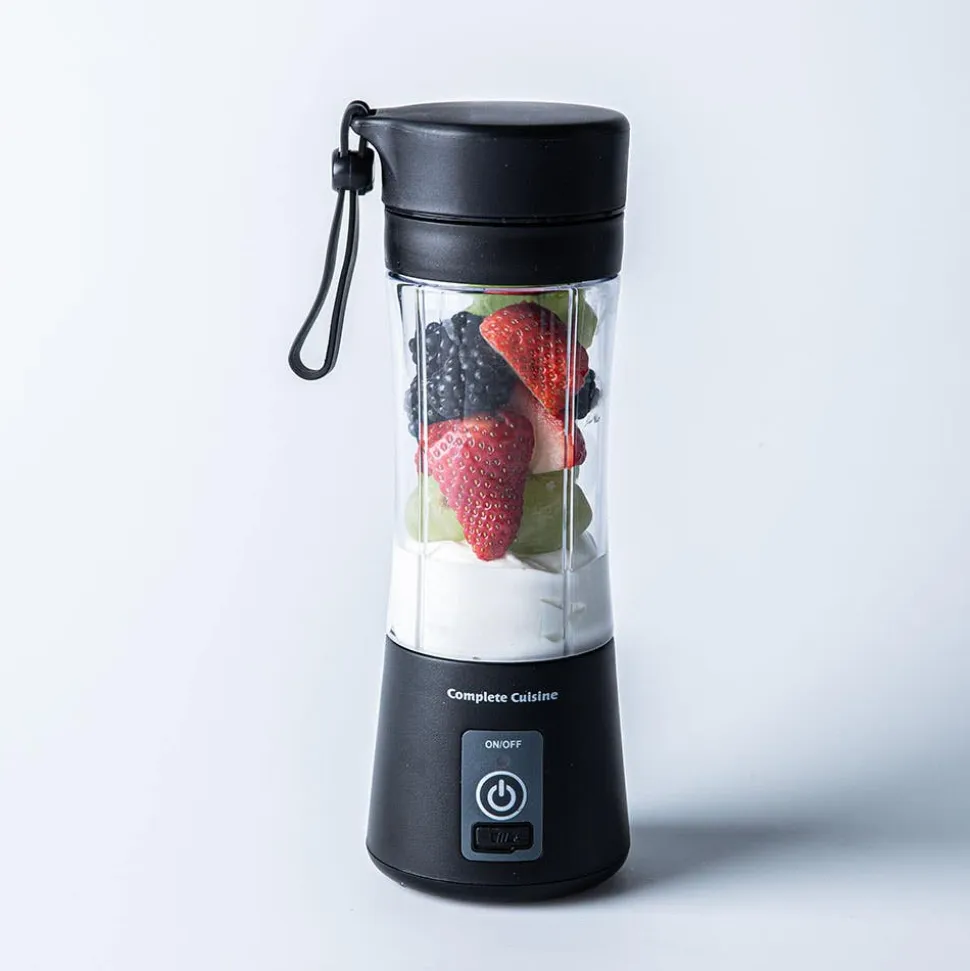 Complete Cuisine Portable Rechargeable Mini Blender (Black)