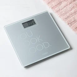 Conair Thinner 'You Look Good' Glass Body Scale (Metallic Silver)