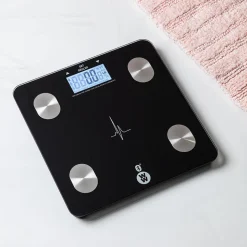 Conair Weight Watchers Bluetooth Glass Body Scale (Black)