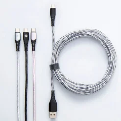 Connect Heavy Duty High-Speed 'Type-C' Charge & Sync Cable (Asstd.)