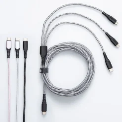 Connect Heavy Duty 'Usb-C To 3-In-1' Charge & Sync Cable (Asstd.)