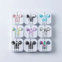 Connect Premium 'Patterned' Earbuds with Storage Case (Asstd.)
