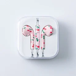 Connect Premium 'Patterned' Earbuds with Storage Case (Asstd.)