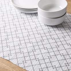 Contact Grip Prints Non-Adhesive 'Pallisade' Shelf-Drawer Liner 18x48