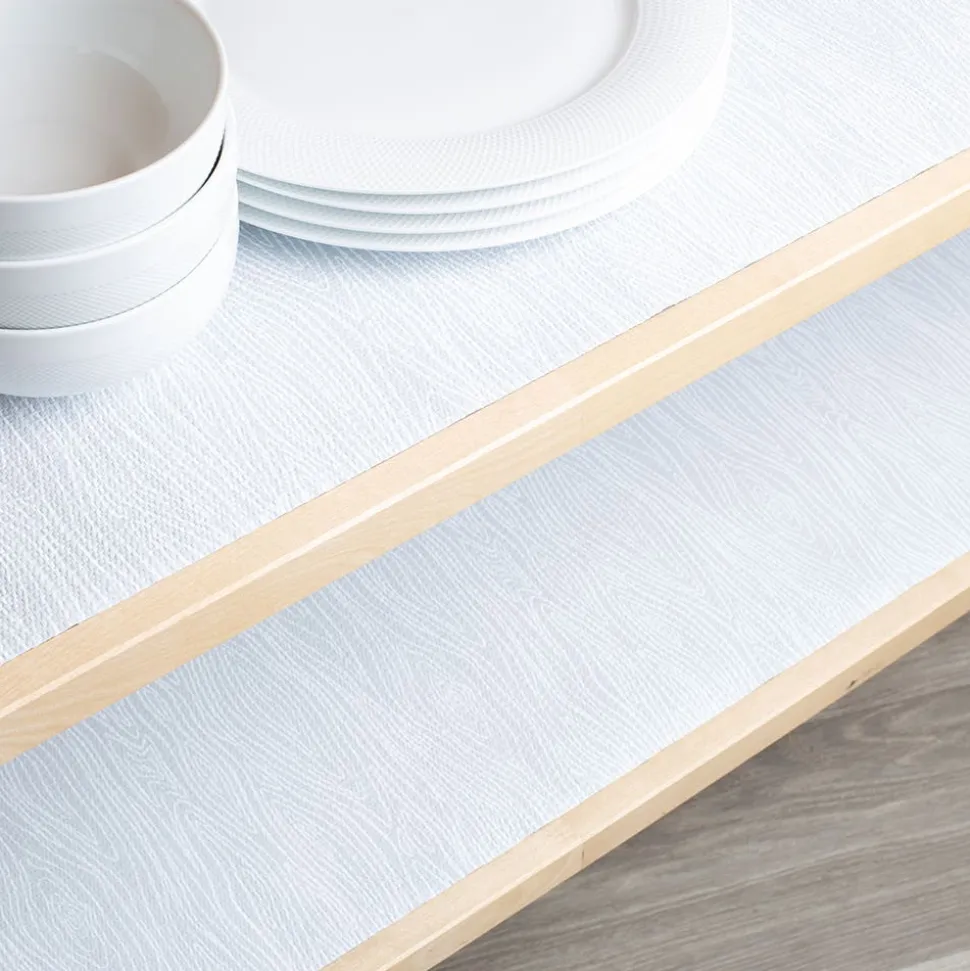 Contact Grip Prints 'Wood Grain' Shelf-Drawer Liner (Grey)
