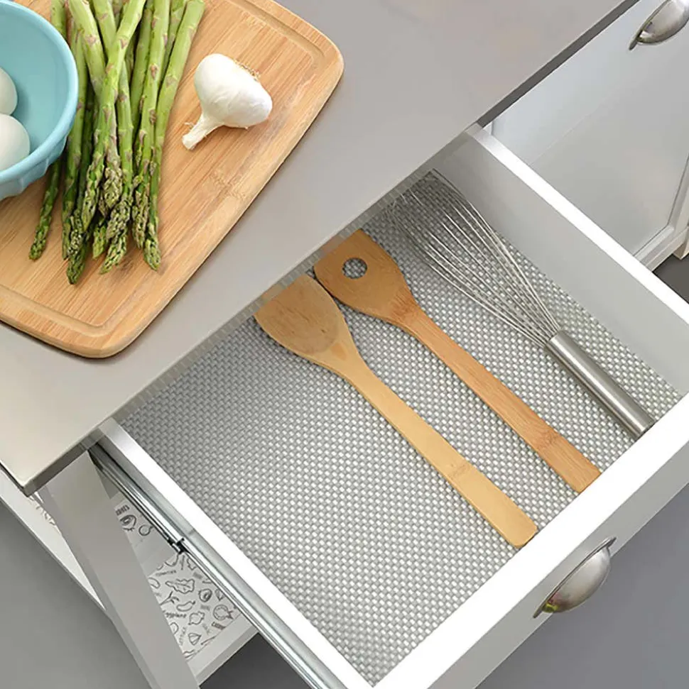 Contact Grip-Ultra Non-Adhesive Shelf-Drawer Liner (Cool Grey)