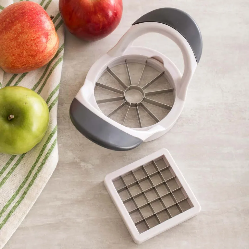 CTG Luciano Gourmet Apple Corer-Wedger - Set of 2 (White)