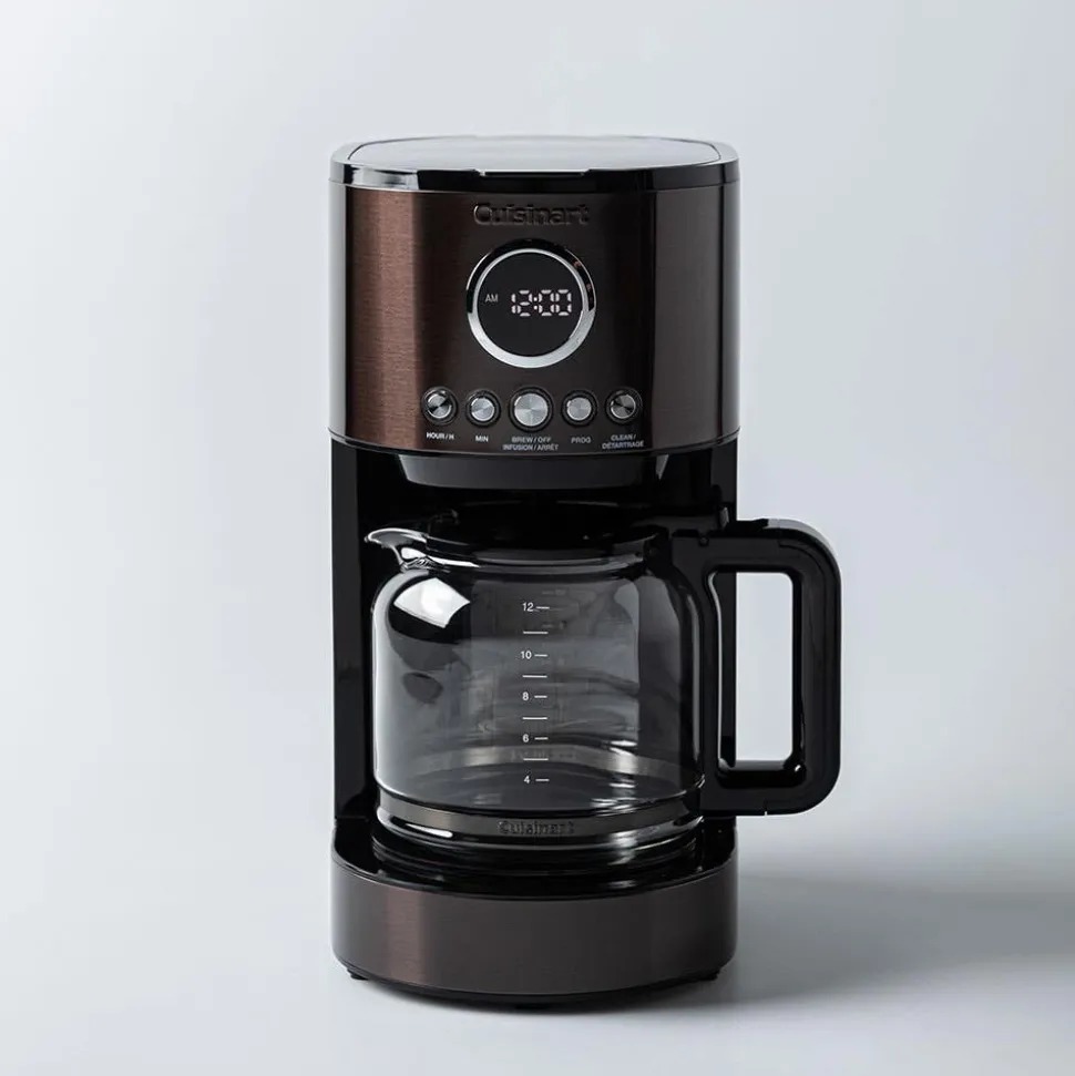 Cuisinart Modern Programmable Coffee Maker (Black Stainless Steel)