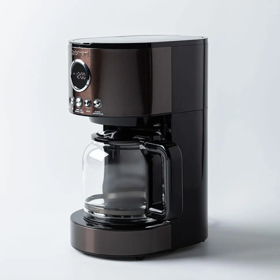 Cuisinart Modern Programmable Coffee Maker (Black Stainless Steel)