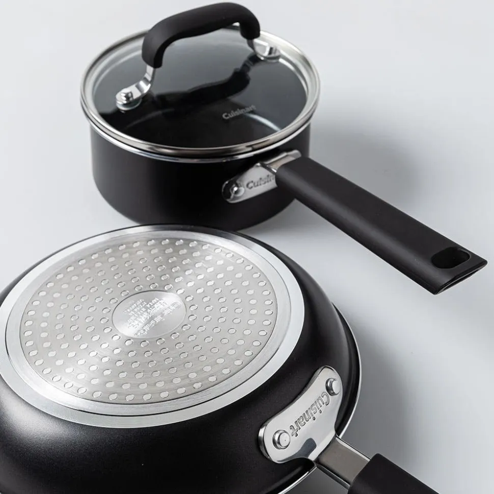 Cuisinart Purelyceramic Ceramic Cookware Combo - Set of 10 (Black)