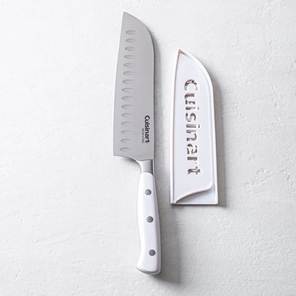 Cuisinart Triple Rivet Santoku Knife (White)
