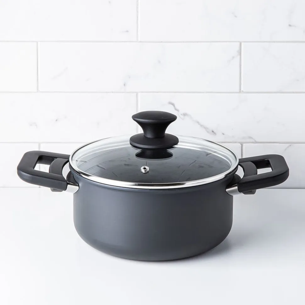 Cuisipro Soft Touch Cookware Combo - Set of 10 (Black)