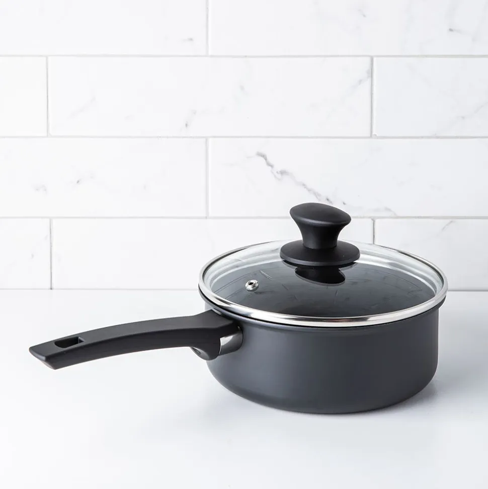 Cuisipro Soft Touch Cookware Combo - Set of 10 (Black)