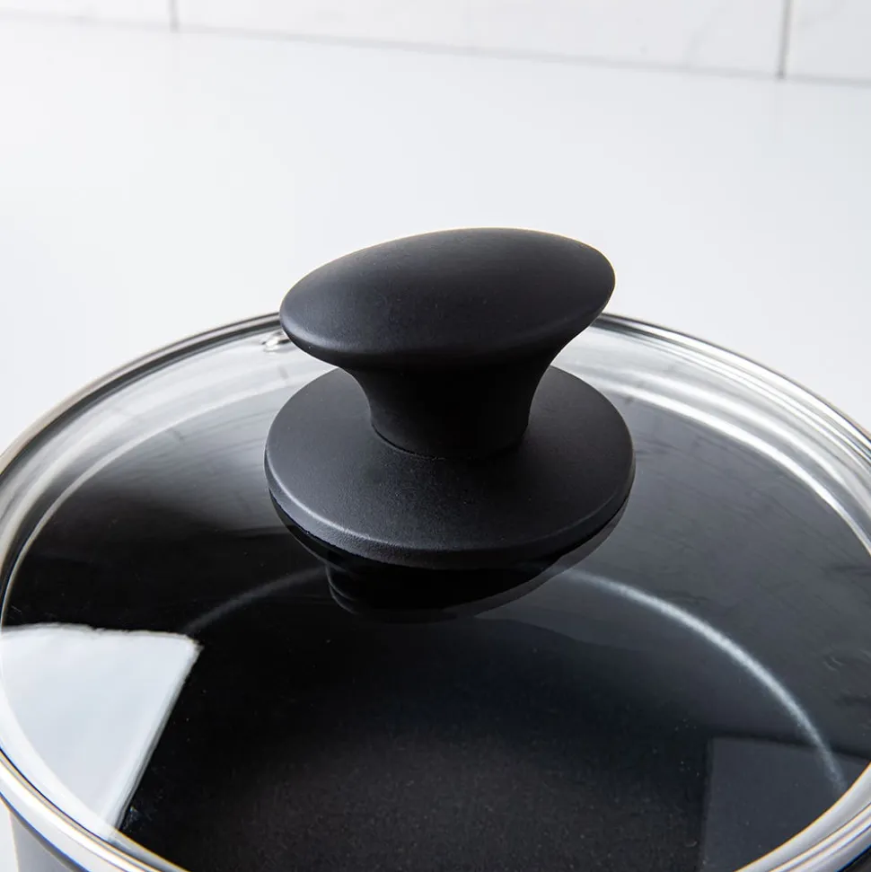 Cuisipro Soft Touch Cookware Combo - Set of 10 (Black)