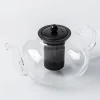 Danesco Ch'a Teapot with Infuser 1.5L (Clear/Black)