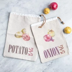 Danesco Vegetable Saver Onion Storage Bag (Natural)