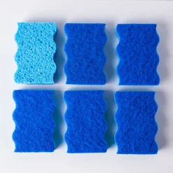 Dawn Non-Scratch All-Purpose Cleaning Sponge - Set of 6 (Blue)