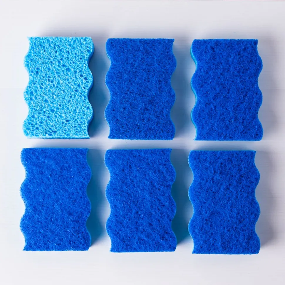 Dawn Non-Scratch All-Purpose Cleaning Sponge - Set of 6 (Blue)