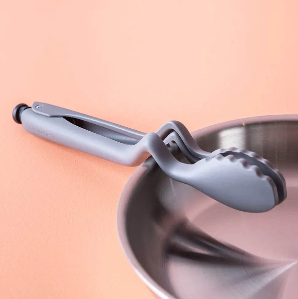 Dreamfarm Clongs Locking Tongs Ea. (Grey)