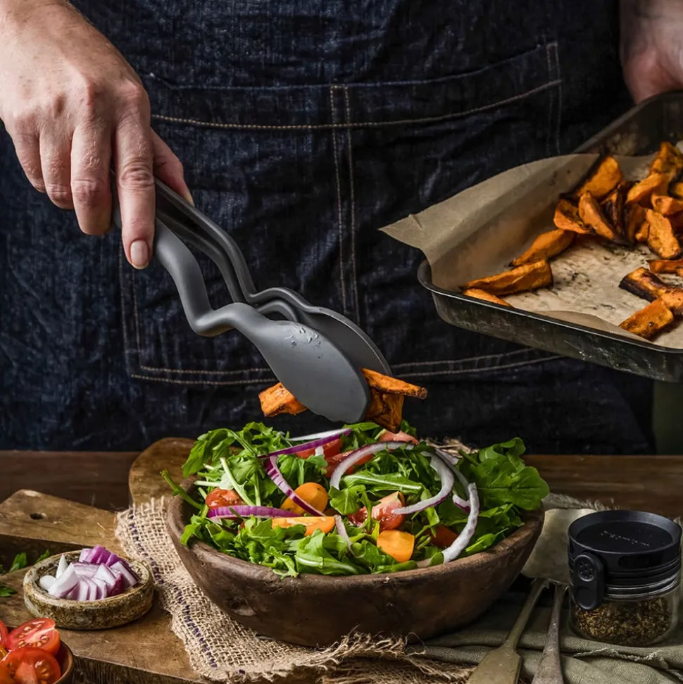 Dreamfarm Clongs Locking Tongs Ea. (Grey)