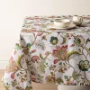 Easycare Printed 'Brissac' Polyester Tablecloth (Pink) 58x94"