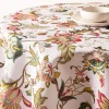 Easycare Printed 'Brissac' Polyester Tablecloth (Pink)