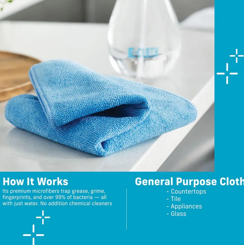 E-Cloth General Purpose Microfiber Cleaning Cloth (Asstd.)