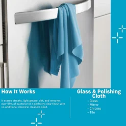 E-Cloth Glass Microfiber Cleaning Cloth (Asstd.)